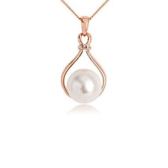 2/$40 Waterdrop Pearl Necklace - Gorgeous Ladies Elegant Necklace - Picture 2 of 5